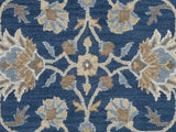 Baia Wool Blue Hallway Kitchen Runner Rug Area Rugs LOOMLAN By LOOMLAN