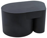 Bain Black Steel Geometric Coffee Table Coffee Tables LOOMLAN By Noir