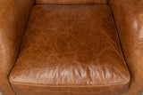 Baker Brown Leather Club Arm Chair Club Chairs LOOMLAN By Sarreid