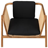 Balin Chair with Caning Accent Chairs LOOMLAN By Noir