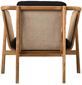 Balin Chair with Caning Accent Chairs LOOMLAN By Noir