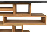 Balin Wood and Marble Console Table Console Tables LOOMLAN By Noir