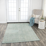 Ball Solid Aqua Area Rugs For Living Room Area Rugs LOOMLAN By LOOMLAN