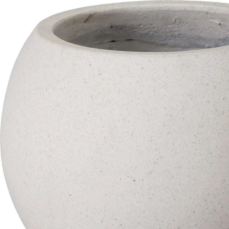 Ball Terrazzo Round Planter Outdoor Planters LOOMLAN By Emissary