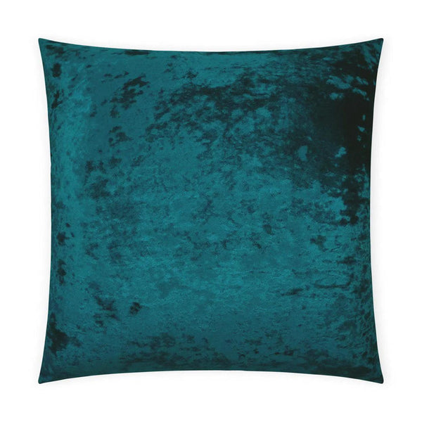 Ballet Pacific Solid Turquoise Teal Large Throw Pillow With Insert Throw Pillows LOOMLAN By D.V. Kap