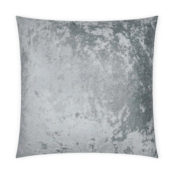 Ballet Silver Solid Silver Mist Large Throw Pillow With Insert Throw Pillows LOOMLAN By D.V. Kap