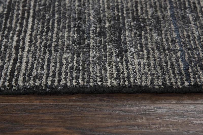 Bals Solid Charcoal Area Rugs For Living Room Area Rugs LOOMLAN By LOOMLAN