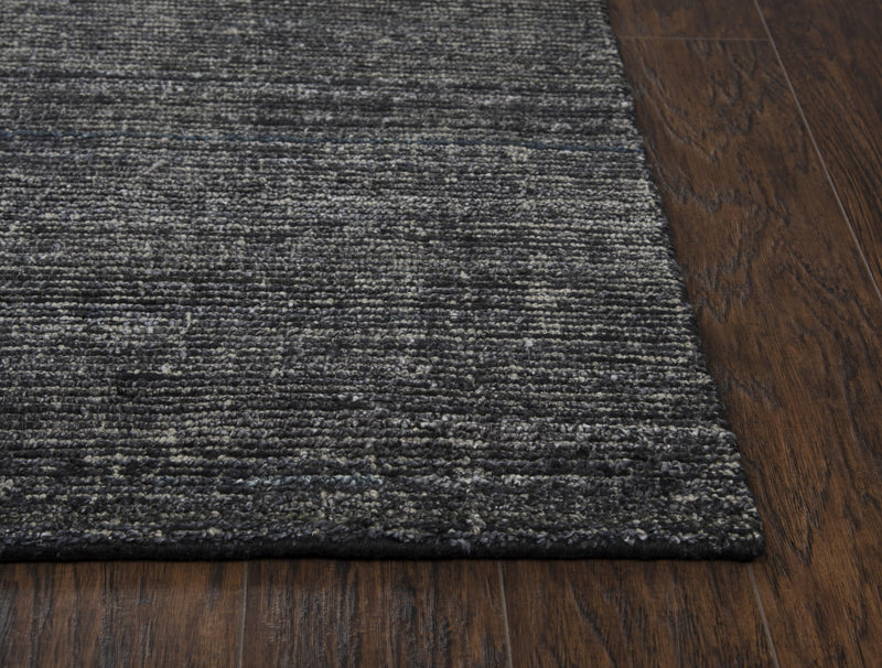 Bals Solid Charcoal Area Rugs For Living Room Area Rugs LOOMLAN By LOOMLAN