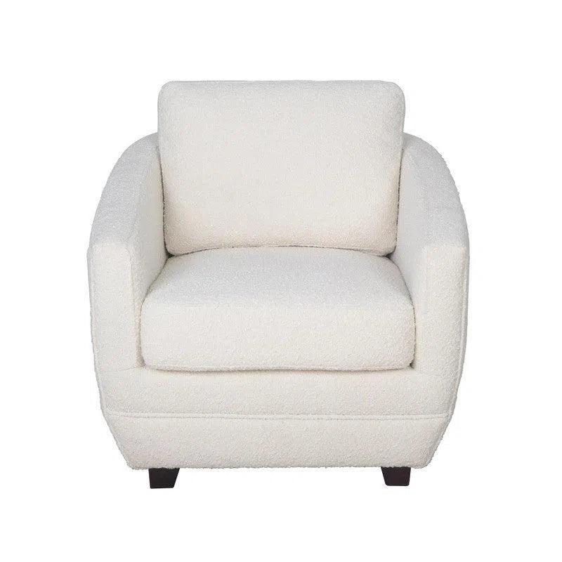 Baltimo Club Chair - Boucle Cream Club Chairs LOOMLAN By LH Imports