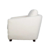 Baltimo Club Chair - Boucle Cream Club Chairs LOOMLAN By LH Imports