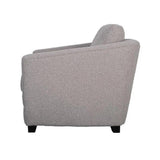 Baltimo Club Chair - Boucle Grey Club Chairs LOOMLAN By LH Imports