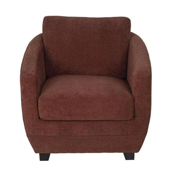 Baltimo Club Chair - Deep Rust Club Chairs LOOMLAN By LH Imports