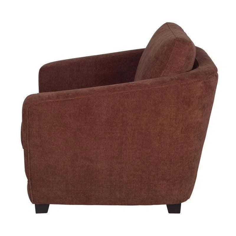 Baltimo Club Chair - Deep Rust Club Chairs LOOMLAN By LH Imports