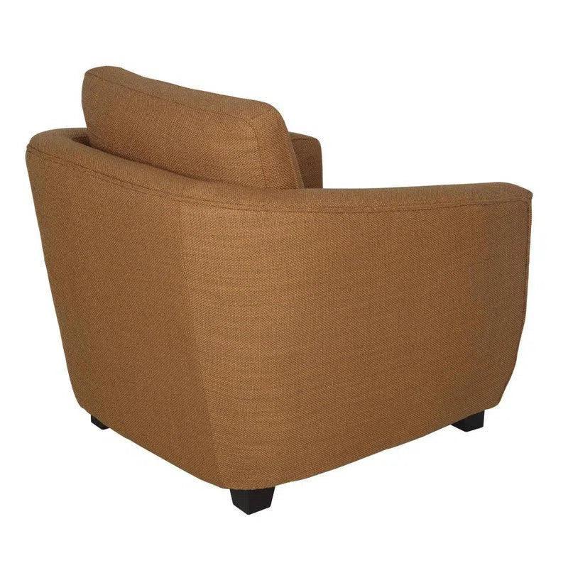 Baltimo Club Chair - Gold Club Chairs LOOMLAN By LH Imports