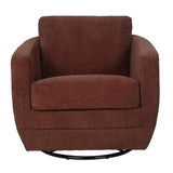 Baltimo Swivel Glider - Deep Rust Club Chairs LOOMLAN By LH Imports