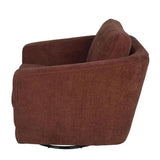 Baltimo Swivel Glider - Deep Rust Club Chairs LOOMLAN By LH Imports