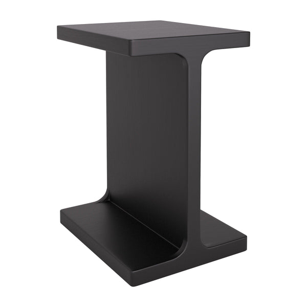 Bama Wood Black Square Side Table Side Tables LOOMLAN By Zuo Modern
