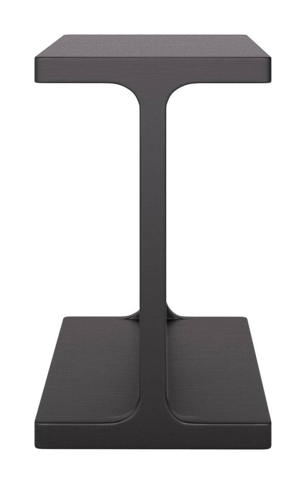 Bama Wood Black Square Side Table Side Tables LOOMLAN By Zuo Modern