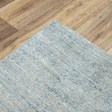 Bamb Solid Blue Area Rugs For Living Room Area Rugs LOOMLAN By LOOMLAN