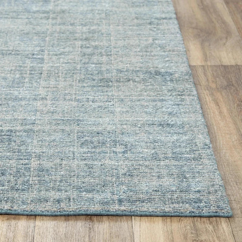 Bamb Solid Blue Area Rugs For Living Room Area Rugs LOOMLAN By LOOMLAN