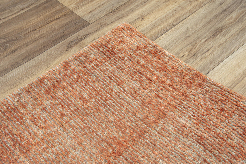 Bana Solid Rust Area Rugs For Living Room Area Rugs LOOMLAN By LOOMLAN