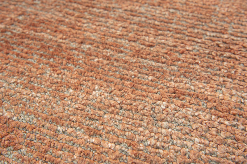Bana Solid Rust Area Rugs For Living Room Area Rugs LOOMLAN By LOOMLAN