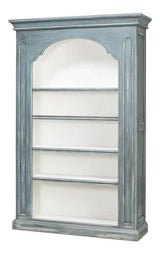 Banner Bungalow Display Bookcase Blue Bookcases LOOMLAN By Sarreid