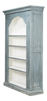 Banner Bungalow Display Bookcase Blue Bookcases LOOMLAN By Sarreid