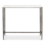 Banswara Console Table White Marble Console Tables LOOMLAN By Sarreid