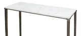 Banswara Console Table White Marble Console Tables LOOMLAN By Sarreid