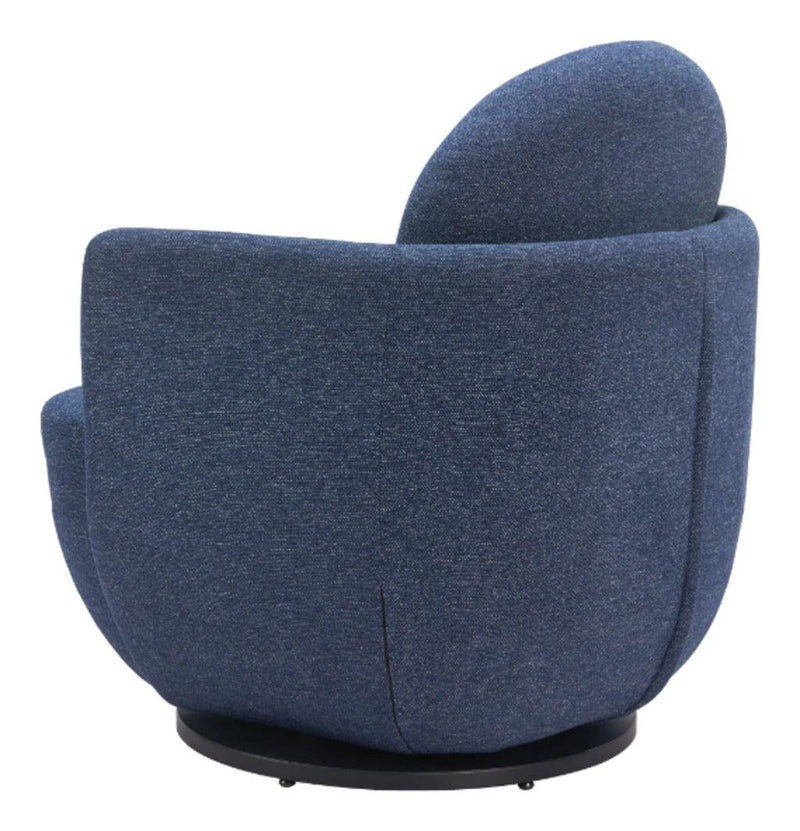 Bant Blue Swivel Arm Chair