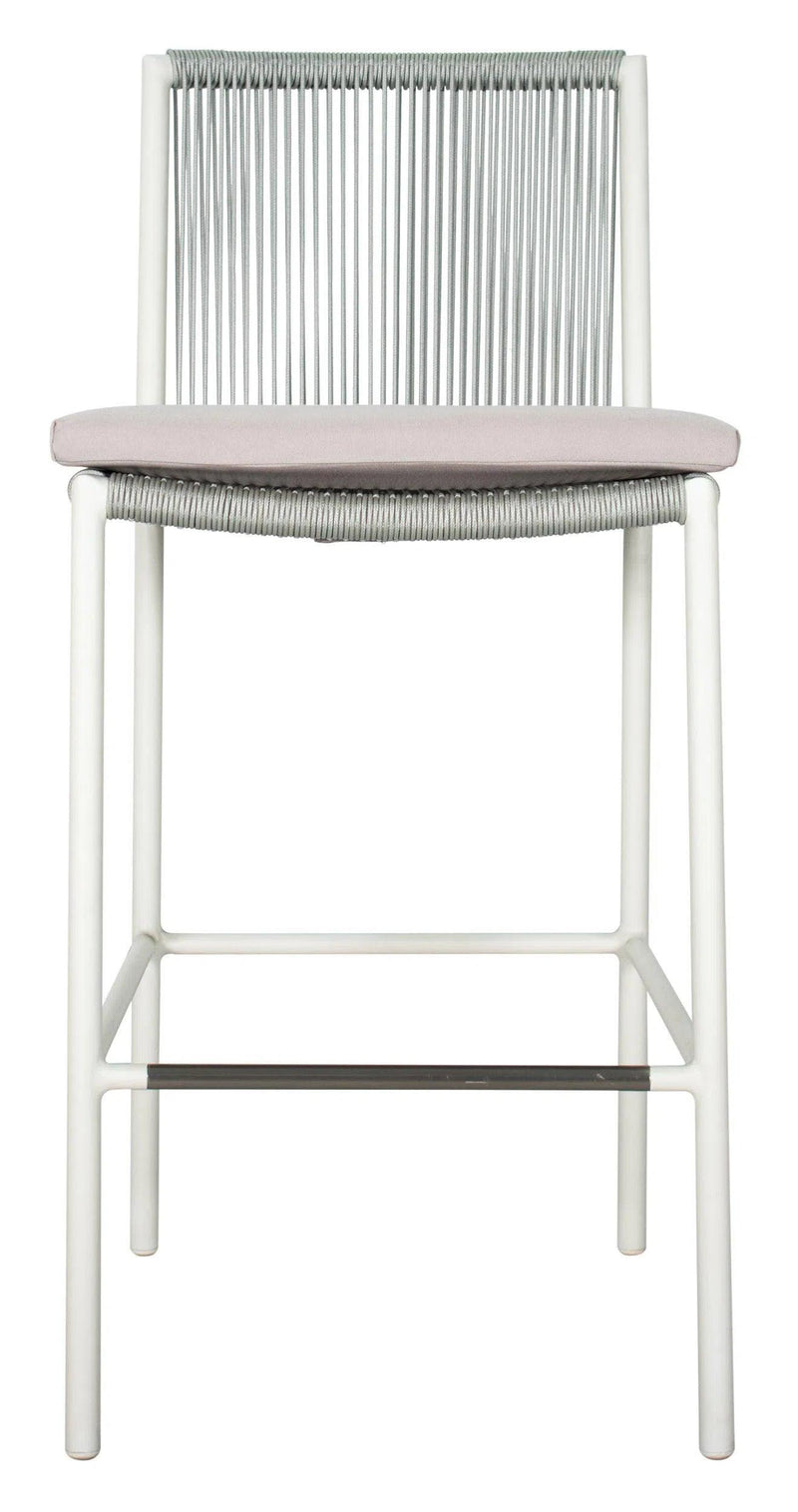 Bar Chair Set of Two - Dark Gray Outdoor Outdoor Bar Stools LOOMLAN By Seasonal Living