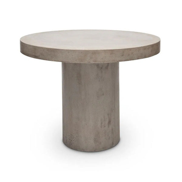 Bar Fiber Reinforced Concrete Round Bar Table Outdoor Dining Tables LOOMLAN By Urbia