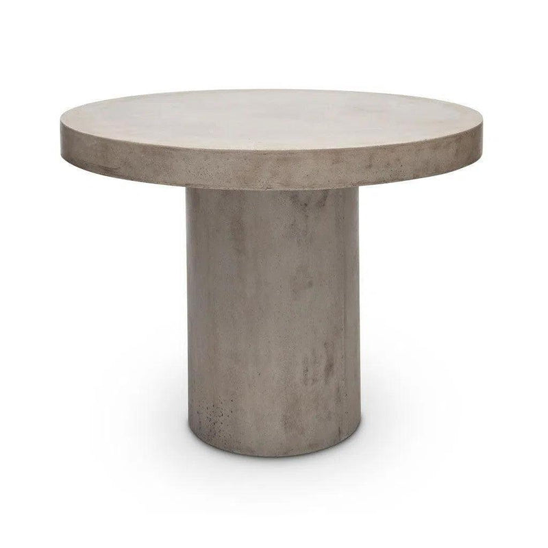 Bar Fiber Reinforced Concrete Round Bar Table Outdoor Dining Tables LOOMLAN By Urbia