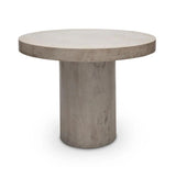 Bar Fiber Reinforced Concrete Round Bar Table Outdoor Dining Tables LOOMLAN By Urbia