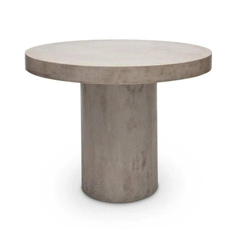 Bar Fiber Reinforced Concrete Round Bar Table Outdoor Dining Tables LOOMLAN By Urbia