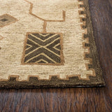 Barb Tribal Gold Large Area Rugs For Living Room Area Rugs LOOMLAN By LOOMLAN