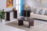 Bardell Coffee Brown Wood Square Side Table Side Tables LOOMLAN By LOOMLAN