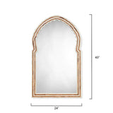 Bardot Large Bone & Wood Mirror Wall Mirrors LOOMLAN By Jamie Young