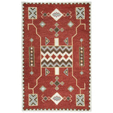 Bari Tribal Red Large Area Rugs For Living Room Area Rugs LOOMLAN By LOOMLAN