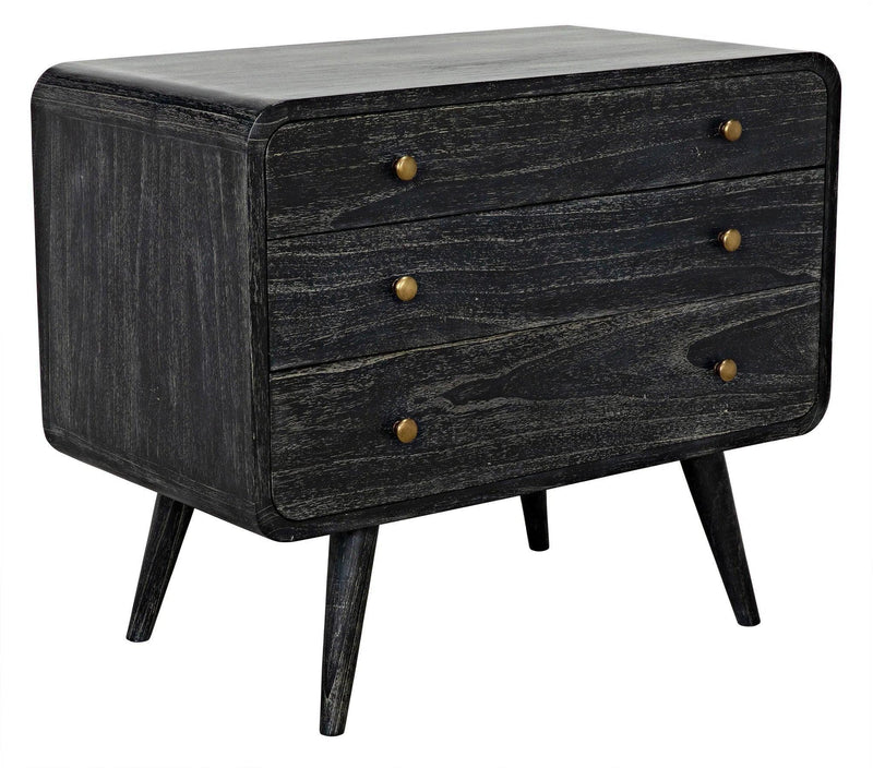 Bart Wood Black Chest Chests LOOMLAN By Noir