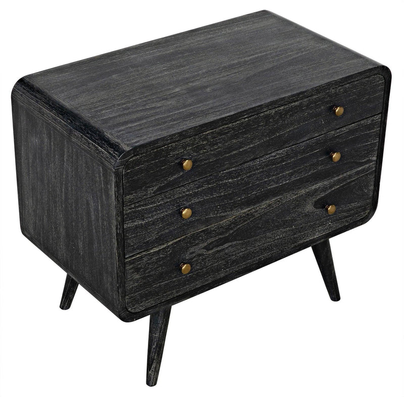 Bart Wood Black Chest Chests LOOMLAN By Noir