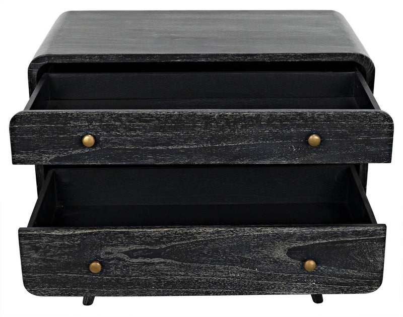 Bart Wood Black Chest Chests LOOMLAN By Noir