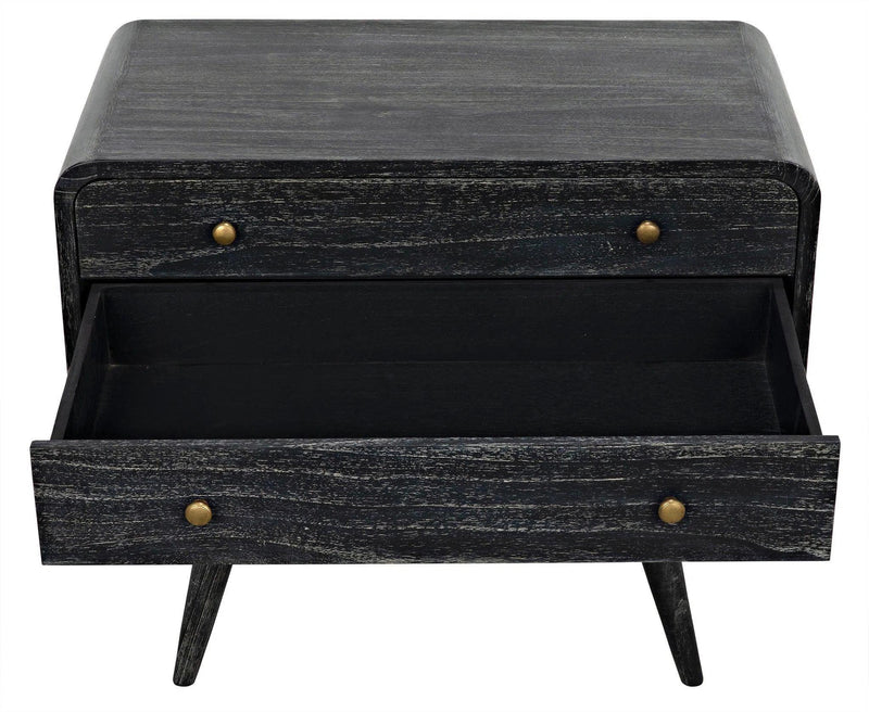 Bart Wood Black Chest Chests LOOMLAN By Noir