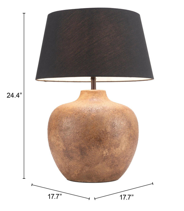 Basil Table Lamp Black Table Lamps LOOMLAN By Zuo Modern