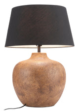 Basil Table Lamp Black Table Lamps LOOMLAN By Zuo Modern