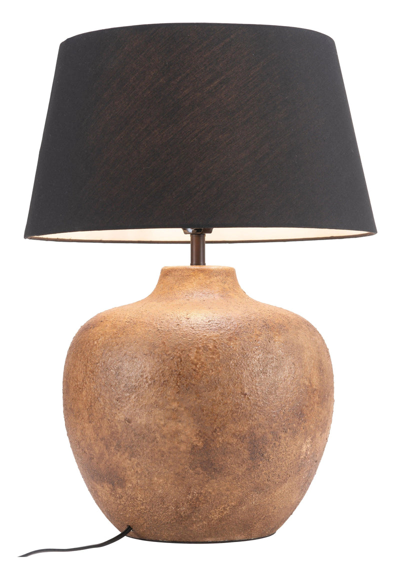 Basil Table Lamp Black Table Lamps LOOMLAN By Zuo Modern