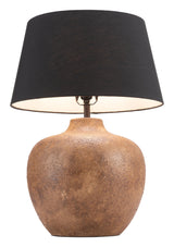 Basil Table Lamp Black Table Lamps LOOMLAN By Zuo Modern