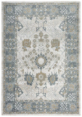 Batu Floral Gray Large Area Rugs For Living Room Area Rugs LOOMLAN By LOOMLAN