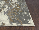 Batu Floral Gray Large Area Rugs For Living Room Area Rugs LOOMLAN By LOOMLAN